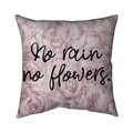 Begin Home Decor 20 x 20 in. No Rain No Flowers-Double Sided Print Indoor Pillow 5541-2020-QU27